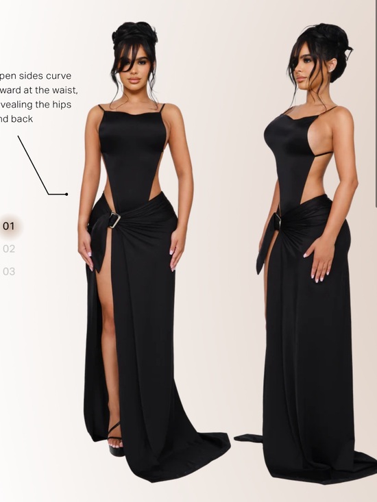Coucoo Dresses & Skirts - Thessia Cut-Out Maxi Dress